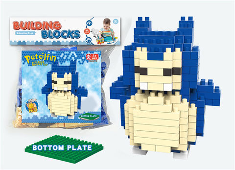 Pet elf-kabi large particle building block toys educational building block toys (186PCS)