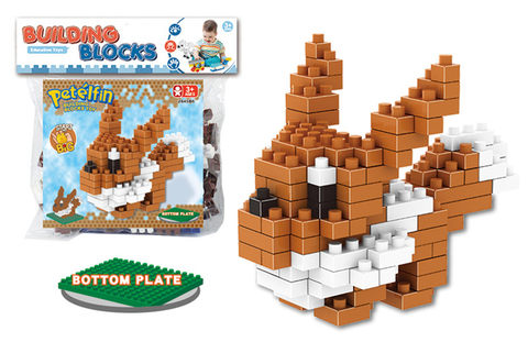 Pokemon-Ibbu Large Particle Building Blocks Toys Educational Building Blocks Toys (150PCS)
