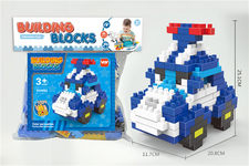 珀利警车—  POLI警车大颗粒积木玩具 益智积木玩具（209PCS）