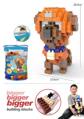 Dog Patrol-Labrador ZUMA- Luma large granulated block toys (181PCS)