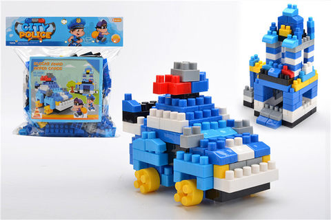 City Police Large Particle Building Blocks Toys Educational Building Blocks Toys (206PCS)