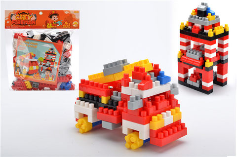 Fire Station Large Particle Building Blocks Toys Educational Building Blocks Toys (206PCS)