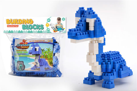 Snake neck dragon large particle building block toy Educational building block toy (178PCS)