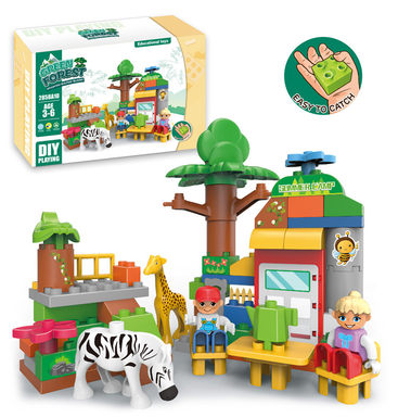 Green Forest Compatible Lego Large Particle Building Blocks Toys Educational Building Blocks Toys (62CS)