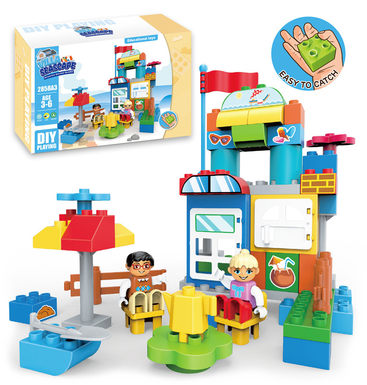 Bay Villa is compatible with Lego Large Particle Building Toys Educational Building Toys (57PCS)