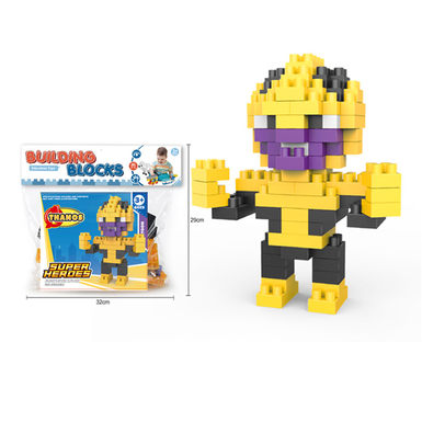 Superhero-Thanos Big Particle Building Block Toy Educational Building Block Toy (103PCS)