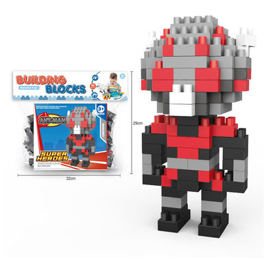 Superhero-Ant-Man Large Particle Building Block Toy Educational Building Block Toy (119PCS)
