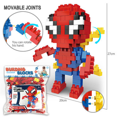 Spider-Man big particle building block toys educational building block toys (199PCS)