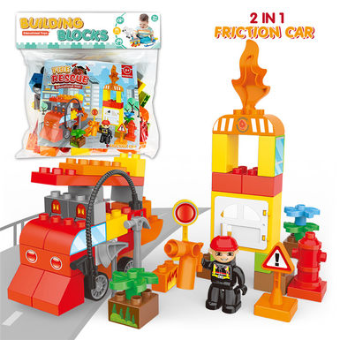 Fire (Inertia Vehicle) Compatible Lego Building Toys Educational Building Toys (50PCS)