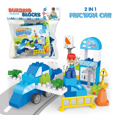 Aircraft (Inertia Car) Compatible Lego Building Toys Educational Building Toys (49PCS)
