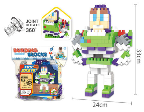 Buzz Lightyear Large Particle Building Block Toy Educational Building Block Toy (230PCS)