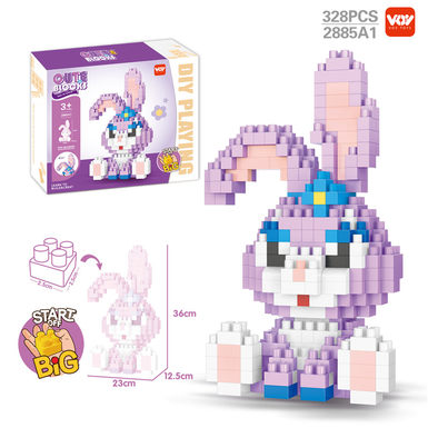 DIY Xingdalu Yizhi big particle building block toy (328PCS)