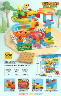 Dinosaur slide (68PCS)