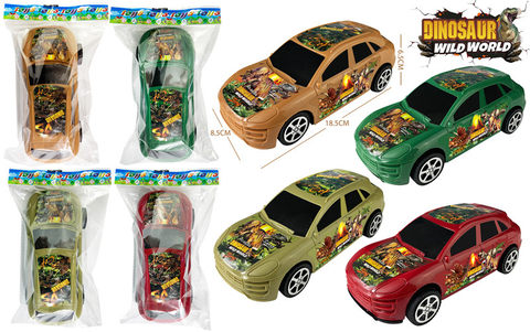 Dinosaur inertia car toy (4 colors) inertia toy