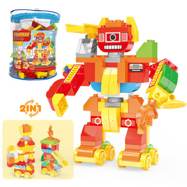 Creative and versatile fire-fighting robot-rotatable arms (81PCS)