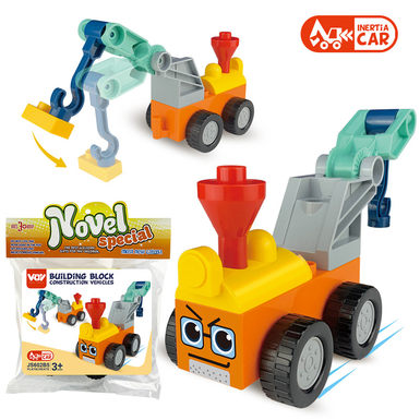 Inertial crane is compatible with Lego large particle building blocks toys, educational building blocks toys