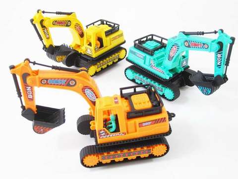 Inertial engineering vehicle (mixed orange, yellow and green)