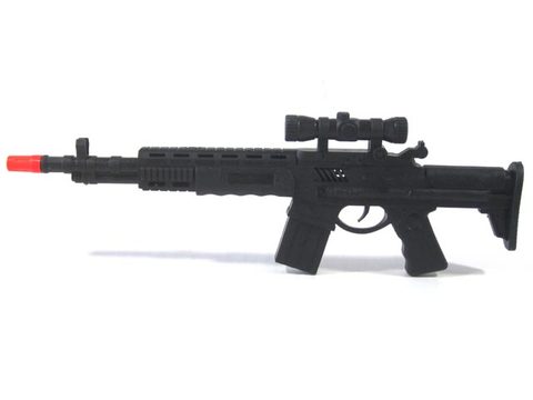 Inertial flint gun