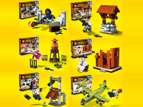 PUBG Ren Tsai Building blocks (6 mixed packages)