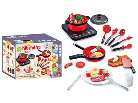 Kitchen utensils and Western food 33-piece set
