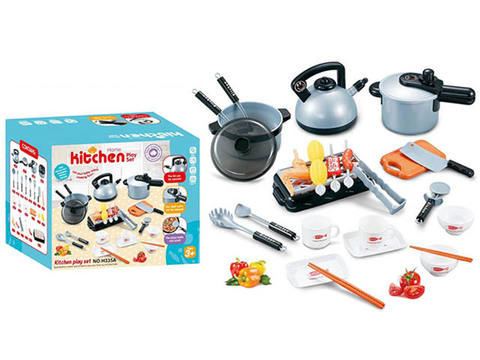 Silver kitchenware 35-piece set