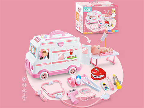 Universal sound and light ambulance (red)