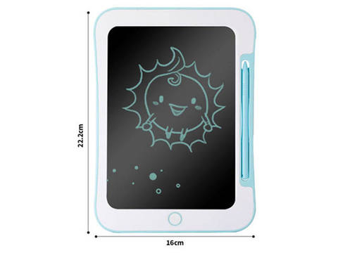 Blue 8.5-inch LCD monochrome drawing board