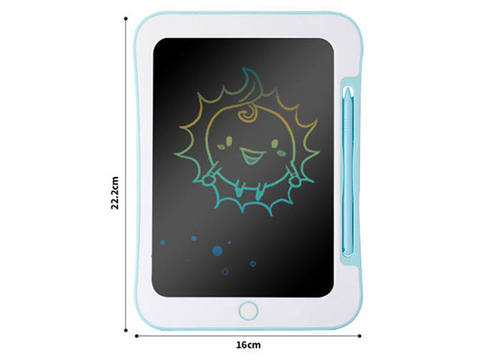 Blue 8.5-inch LCD color drawing board