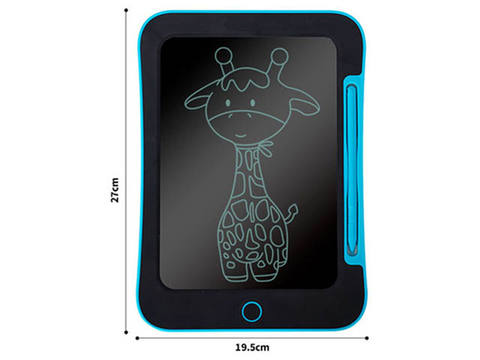 Blue 10.5-inch LCD monochrome drawing board