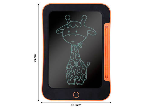 Orange 10.5-inch LCD monochrome drawing board