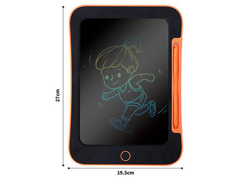 Orange 10.5-inch LCD color drawing board