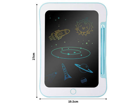 Blue 10.5-inch LCD color drawing board