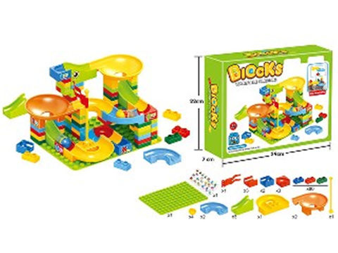 Variable slideway ball building block (100PCS)