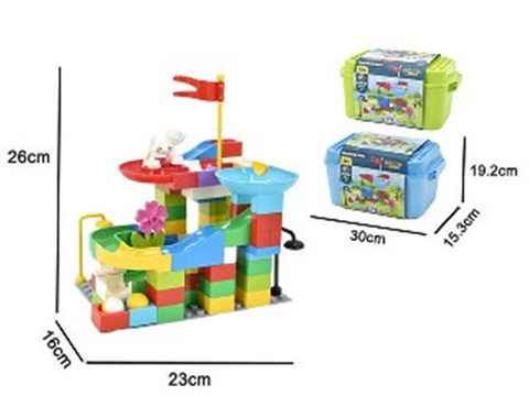 DIY building block variable slide 93PCS (without soleplate)