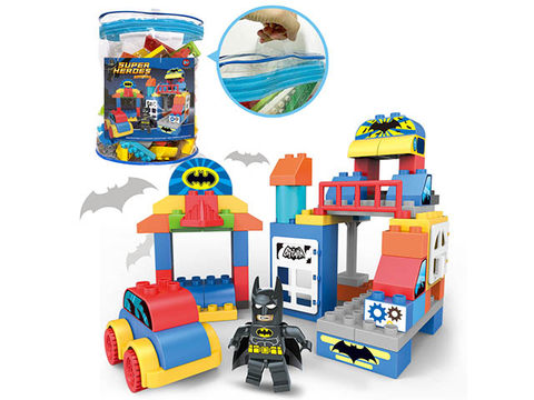 Batman is compatible with Lego granule building blocks (55PCS)