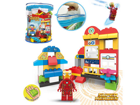 Iron Man compatible with Lego granule Building blocks (60PCS)