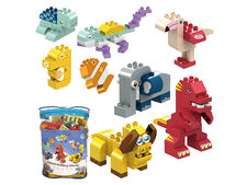 百变动物兼容乐高大颗粒积木（140PCS）