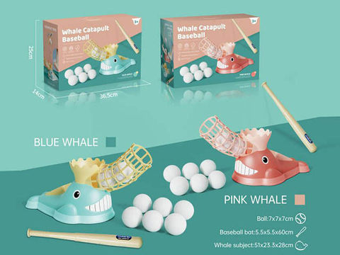 Whale baseball launcher