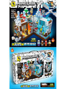 我的世界 带灯光的冰雪洞窟（866PCS)