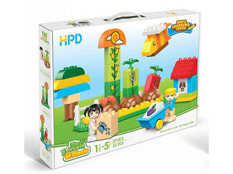 Large Particle Building Blocks-A Record of Plant Growth