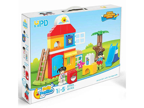Large particle building blocks-life and rest