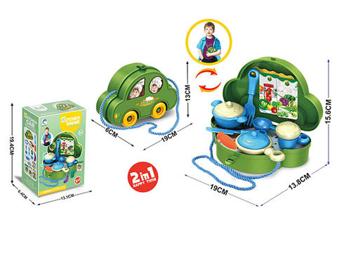 House tableware storage toy car