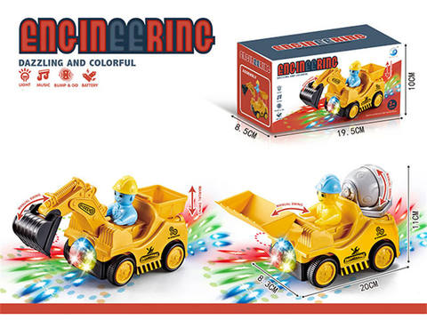 Electric universal engineering vehicle, lighting + music