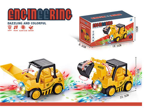 Electric universal engineering vehicle, lighting + music
