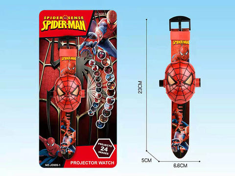 Spider-Man flip electronic projection watch