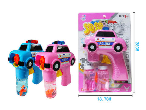 Fully automatic inertia police car bubble gun
