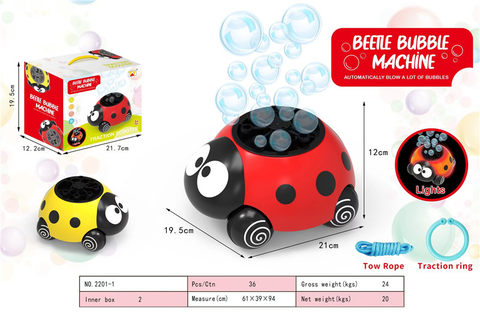 Seven Star Ladybug Bubble Machine