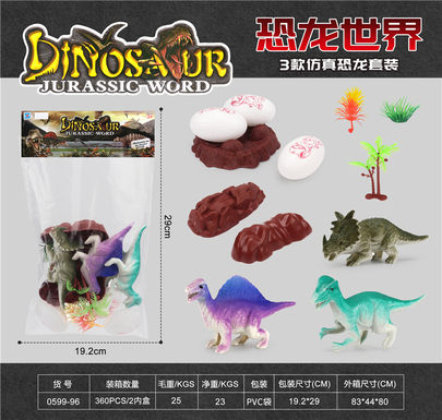 Simulated dinosaur toys