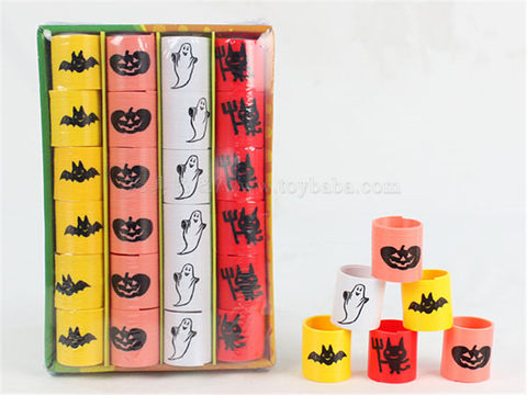 24 Halloween rainbow circle educational toys