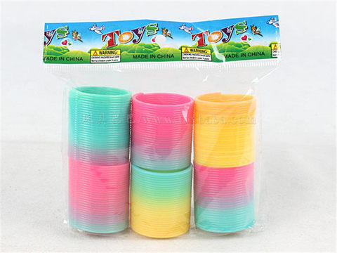 6 round rainbow circle educational toys and novel toys